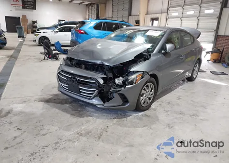 2018 Hyundai Elantra Se from USA, damaged, VIN KMHD74LF7JU452991